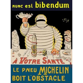 Michelin Bibendum – Le pneu boit l'obstacle