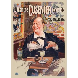 Absinthe Cusenier Oxygénée Tamagno – Pub café Belle Époque