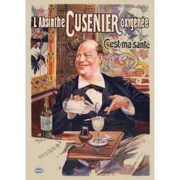 Absinthe Cusenier Oxygénée Tamagno – Pub café Belle Époque