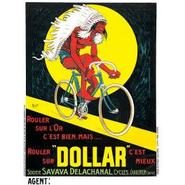 Pub vintage Cycles Dollar – Vélo Savava-Delachanal Charenton