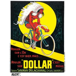Pub vintage Cycles Dollar – Vélo Savava-Delachanal Charenton