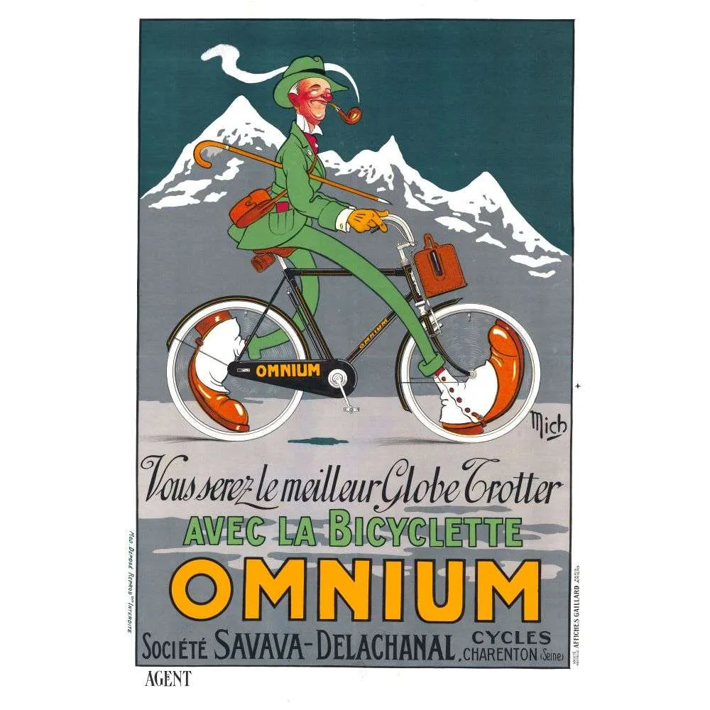 Pub vintage Bicyclette Omnium – Globe Trotter Savava-Delachanal