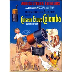 Pub vintage Cuiseur Colomba – Matériel agricole éleveurs début XXe