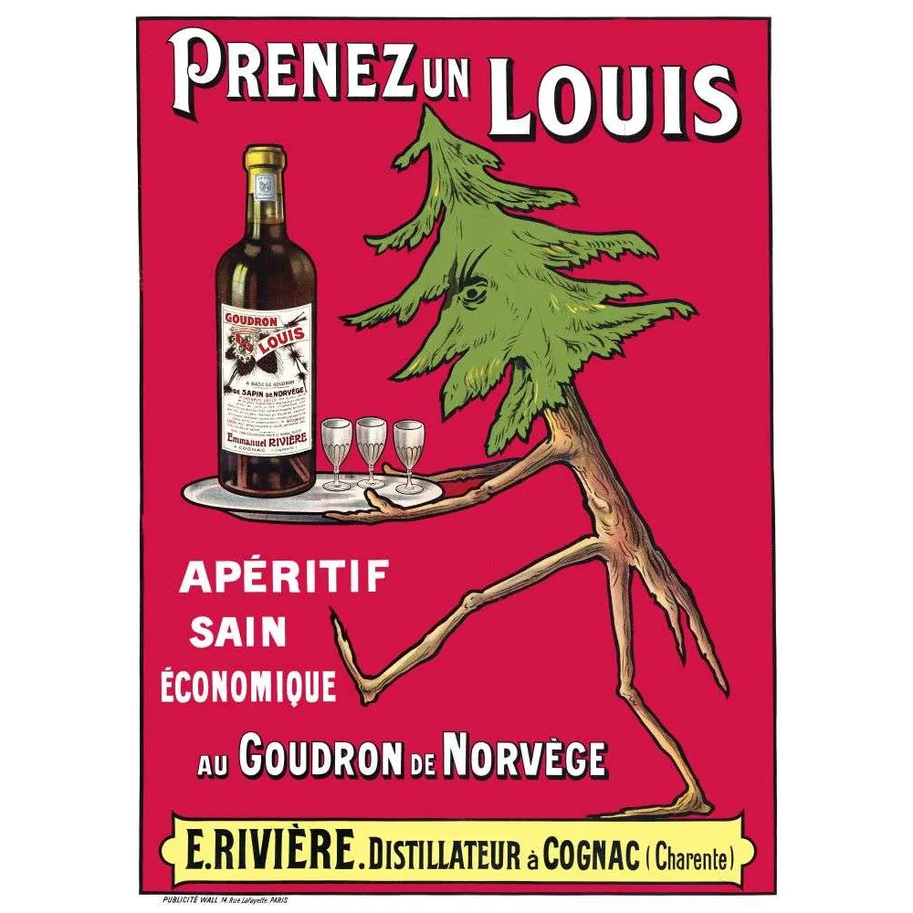 Pub vintage Apéritif Louis Goudron Norvège – Cognac Charente Pub vintage Apéritif Louis Goudron Norvège – Cognac Charente