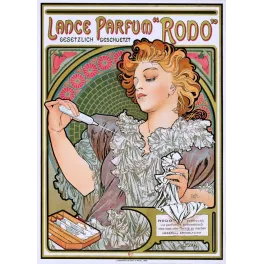 Pub vintage Lance Parfum Rodo – Art Nouveau Paris