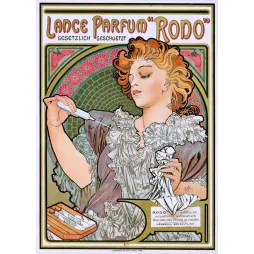 Pub vintage Lance Parfum Rodo – Art Nouveau Paris