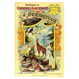 Pub vintage Conserves Sempastous Tarbes – Spécialités Pyrénées 1900