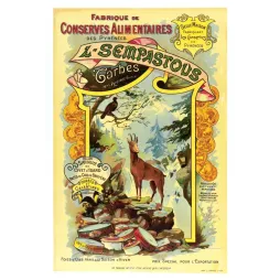 Pub vintage Conserves Sempastous Tarbes – Spécialités Pyrénées 1900