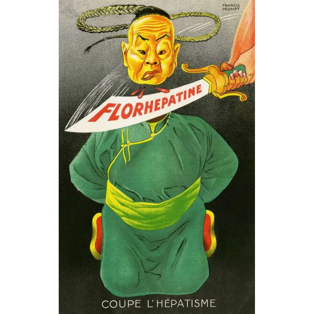 Florhepatine – pub vintage médicament hépatique XXe siècle Florhepatine – pub vintage médicament hépatique XXe siècle