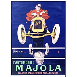 Automobile Majola – pub vintage voiture années 1910 Mich