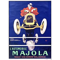Automobile Majola – pub vintage voiture années 1910 Mich
