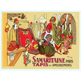 La Samaritaine Tapis Paris 1907 – pub vintage René Vincent