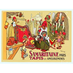 La Samaritaine Tapis Paris 1907 – pub vintage René Vincent