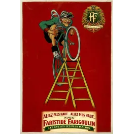 Cycles Faristide Farigoulin – pub vintage vélo humoristique