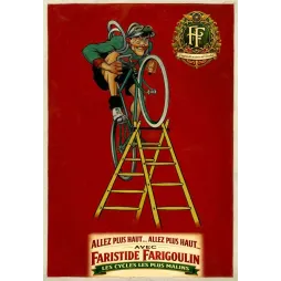 Cycles Faristide Farigoulin – pub vintage vélo humoristique
