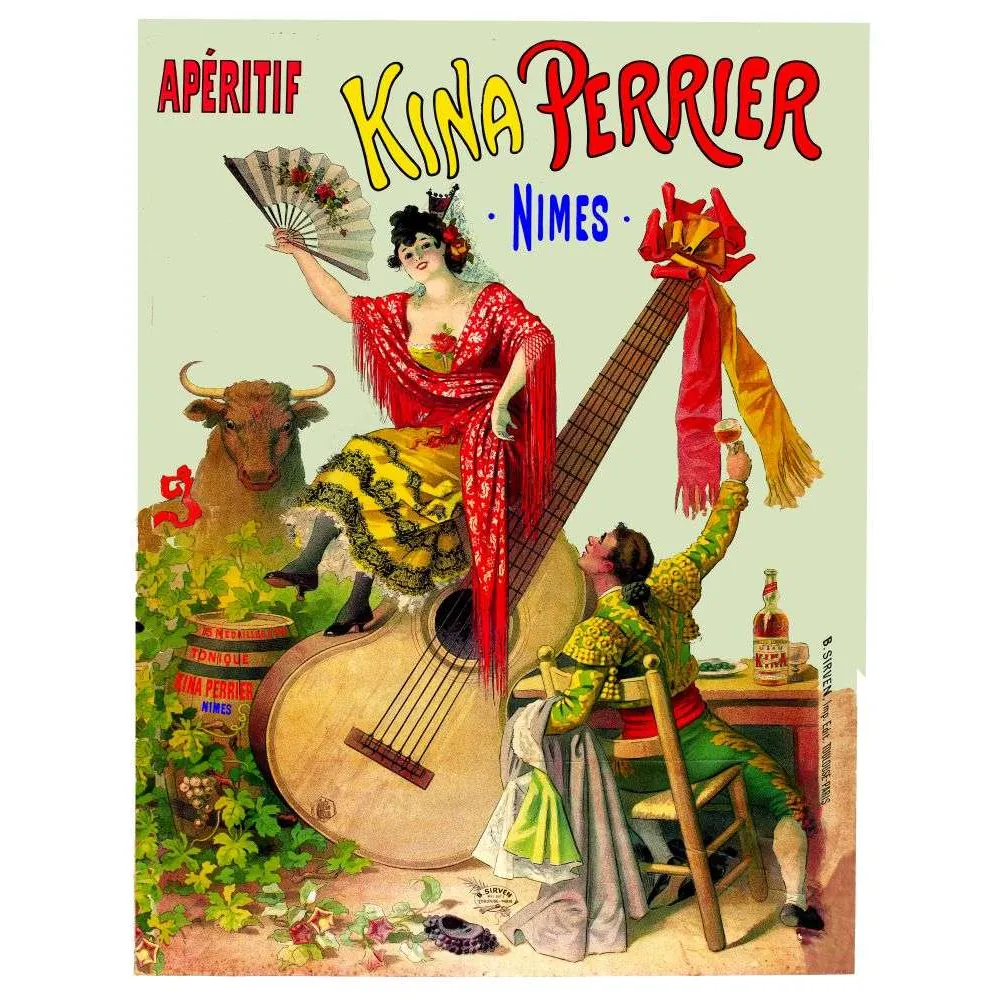 Kina Perrier Nîmes – pub vintage apéritif Belle Époque Kina Perrier Nîmes – pub vintage apéritif Belle Époque