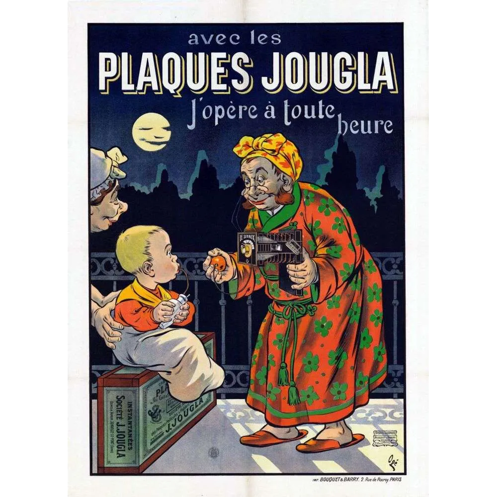 Plaques Jougla – pub vintage photographie début XXe siècle Plaques Jougla – pub vintage photographie début XXe siècle