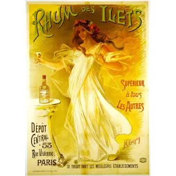 Pub vintage Rhum des Ilets – Supérieur Paris rue Vivienne XIXe