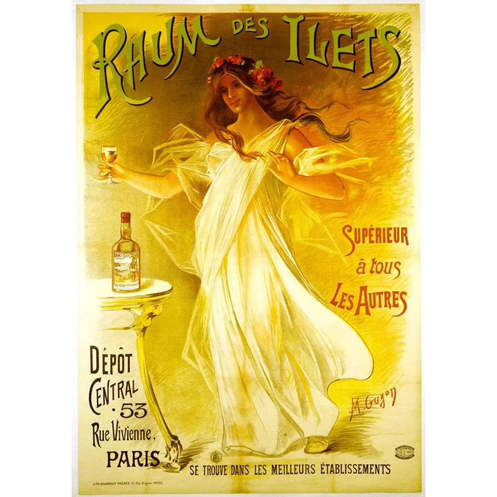 Pub vintage Rhum des Ilets – Supérieur Paris rue Vivienne XIXe Pub vintage Rhum des Ilets – Supérieur Paris rue Vivienne XIXe