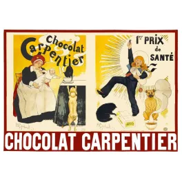 Pub vintage Chocolat Carpentier – Santé enfant Paris début XXe
