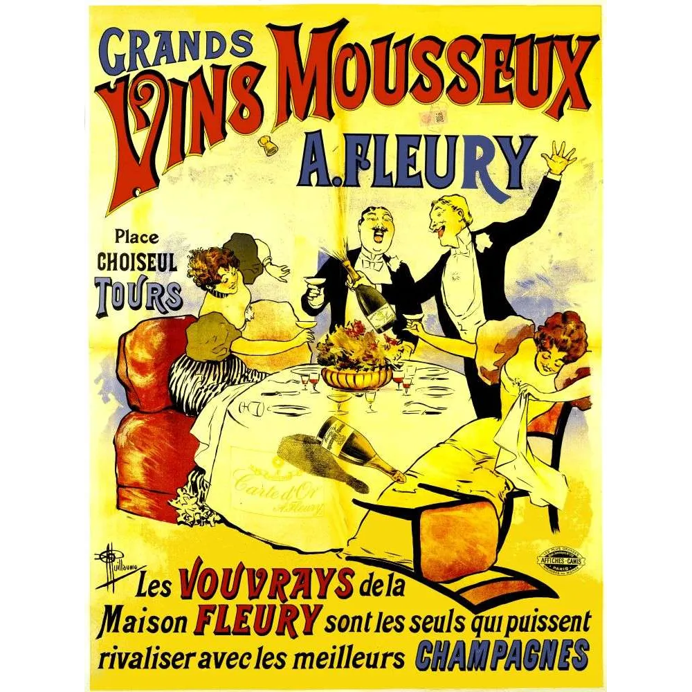Pub vintage Vins Mousseux Fleury – Vouvray Tours fête champagne Pub vintage Vins Mousseux Fleury – Vouvray Tours fête champagne