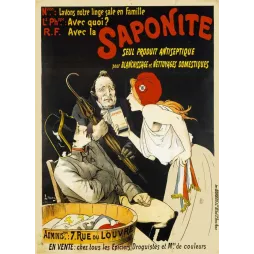 Pub vintage Saponite Lessive Antiseptique – Marianne linge Paris