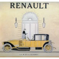 Pub vintage Renault 40 HP berline de luxe