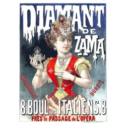 Pub vintage bijouterie Diamant Zama Paris boulevard Italiens