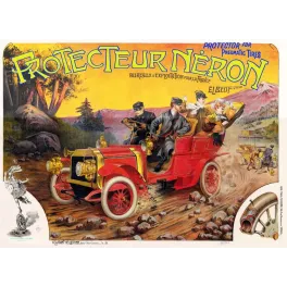 Pub vintage pneumatiques Protecteur Néron automobile Elbeuf