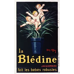 Blédine Jacquemaire – Affiche pub vintage aliment bébé