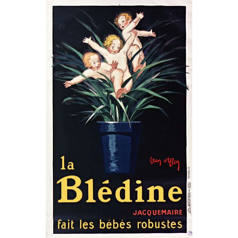 Blédine Jacquemaire – Affiche pub vintage aliment bébé