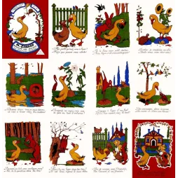 Imagerie M. Canard cherche une maison Benjamin Rabier - Publicité vintage