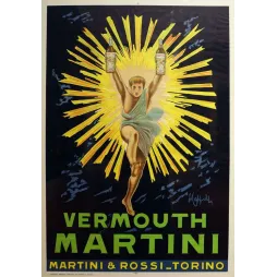 Affiche Vermouth Martini Rossi Cappiello Turin | Cadeau-Souvenir