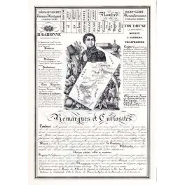 Gravure encyclopédique Haute-Garonne Toulouse XIXe siècle | Cadeau-Souvenir