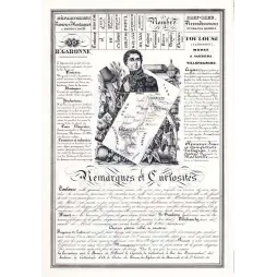 Gravure encyclopédique Haute-Garonne Toulouse XIXe siècle | Cadeau-Souvenir