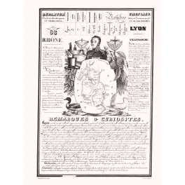 Gravure encyclopédique Rhône Lyon Suchet XIXe siècle | Cadeau-Souvenir