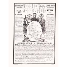 Gravure encyclopédique Rhône Lyon Suchet XIXe siècle | Cadeau-Souvenir