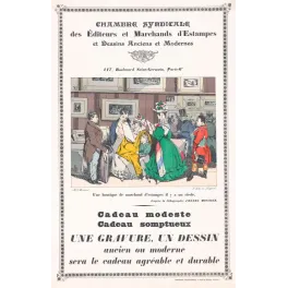 Affiche Chambre Syndicale Marchands Estampes Paris Monnier | Cadeau-Souvenir
