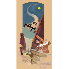 Affiche humoristique Diatto voiture Coupe Tourisme astronome bolide 1920 | Cadeau-Souvenir