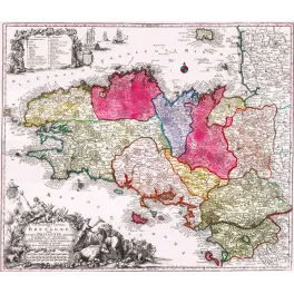 Carte Bretagne Gouvernement Général Seutter XVIIIe – Cartographie ancienne