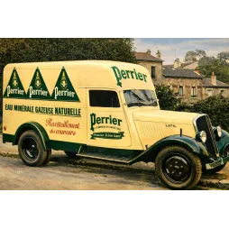 Camion Livraison Perrier Eau Minérale Latil années 1930 – Publicité vintage