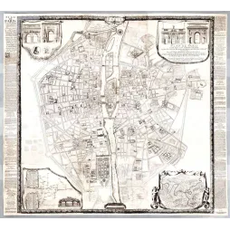 Plan de Paris Royal Bullet Architecte du Roi XVIIe – Cartographie ancienne