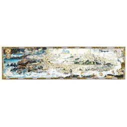Carte Illustrée Fairy Land Pays des Fées Howard Somerville Fantastique – Cartographie ancienne