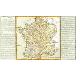 Carte La France Commerçante Géographie Économique Provinces XVIIIe – Cartographie ancienne