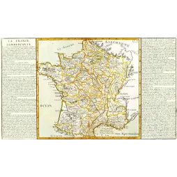 Carte La France Commerçante Géographie Économique Provinces XVIIIe – Cartographie ancienne