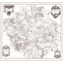 Carte Environs de Paris Académie Royale Sciences XVIIe Île-de-France – Cartographie ancienne