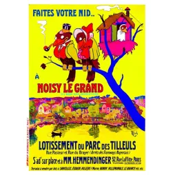 Affiche Noisy-le-Grand Lotissement Parc des Tilleuls – Publicité vintage
