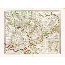 Carte Diocèse Beauvais Guillaume Delisle Plan Ville XVIIIe – Cartographie ancienne