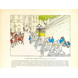 Hommes-Affiches Place Concorde – Caricature Crafty Belle Époque