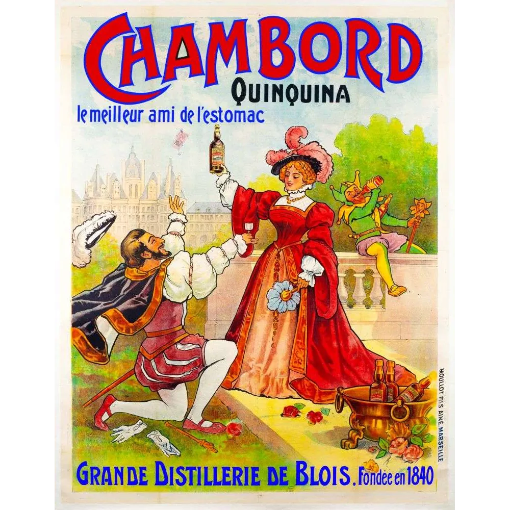 Quinquina Chambord Blois – pub vintage apéritif Belle Époque Quinquina Chambord Blois – pub vintage apéritif Belle Époque